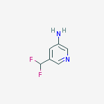 5-(difluoromethyl)pyridin-3-amine结构式