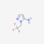 Structure of 1-(2,2,2-TRIFLUOROETHYL)-1H-PYRAZOL-5-AMINE
