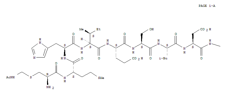 上皮生长因子片断结构式