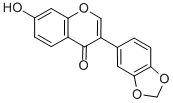 7-HYDROXY-3,4-(METHYLENEDIOXY)-ISOFLAVONE结构式