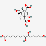 Chemical structure of Shellac