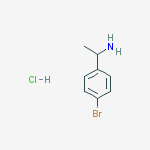 Structure of 1-(4-Bromophenyl)ethanamine hydrochloride