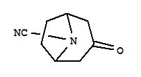 Structure of 8-Azabicyclo[3.2.1]octane-8-carbonitrile,3-oxo-