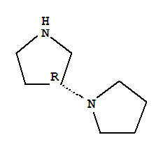 (3R)-3-(吡咯烷基)吡咯烷结构式