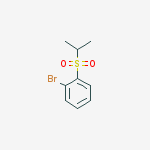 Structure of 1-bromo-2-(isopropylsulfonyl)benzene
