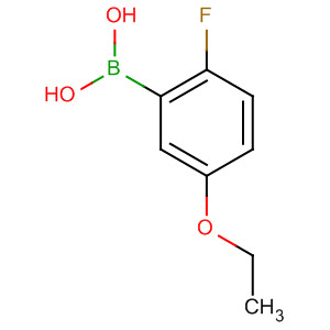 5-乙氧基-2-氟苯硼酸结构式