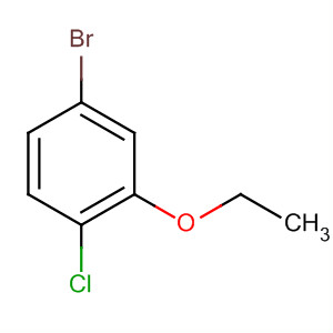 Structure of Benzene, 4-bromo-1-chloro-2-ethoxy-