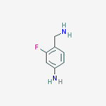 4-(aminomethyl)-3-fluoroaniline结构式