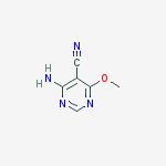 Structure of 4-AMINO-6-METHOXYPYRIMIDINE-5-CARBONITRILE