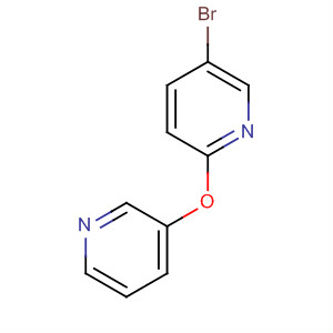 Chemical structure of Pyridine, 5-bromo-2-(3-pyridinyloxy)-