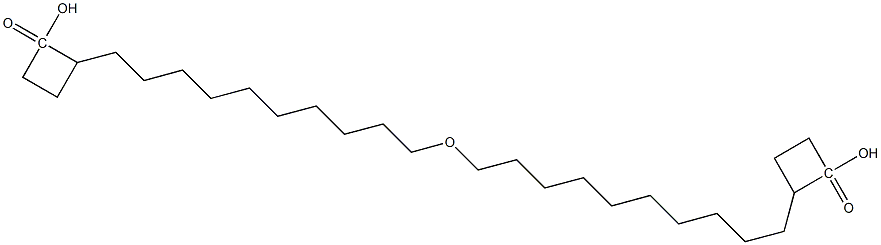 α-(1-十二酰基-ω-基十二烷基)-ω-[(1-羰十二酰氧基十二烷基)氧基]聚氧乙烯结构式