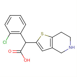 Structure of Thieno[3,2-c]pyridine-5(4H)-acetic acid,a-(2-chlorophenyl)-6,7-dihydro-