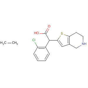 Thieno[3,2-c]pyridine-5(4H)-acetic acid,a-(2-chlorophenyl)-6,7-dihydro-, ethyl ester结构式