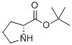 D-PROLINE, 1,1-DIMETHYLETHYL ESTER结构式