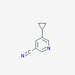 Structure of 3-cyano-5-cyclopropylpyridine