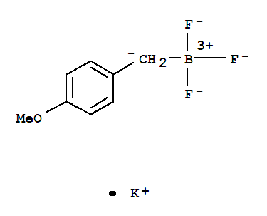 4-甲氧基苯基三氟硼化钾结构式