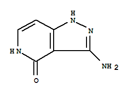 Structure of 4H-Pyrazolo[4,3-c]pyridin-4-one,  3-amino-1,5-dihydro-