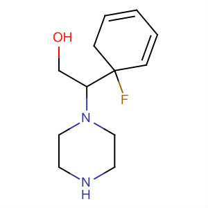 Structure of 1-Piperazineethanol, 4-(4-fluorophenyl)-