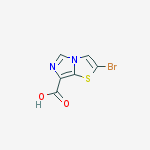 2-bromoimidazo[5,1-b]thiazole-7-carboxylic acid结构式
