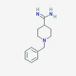 1-Benzylpiperidine-4-carboximidamide结构式