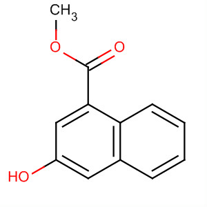 Structure of 1-Naphthalenecarboxylic acid, 3-hydroxy-, methyl ester