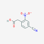 Structure of 2-(4-Cyano-2-nitrophenyl)acetic acid