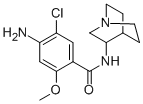 Structure of 4-AMINO-N-1-AZABICYCLO[2.2.2]OCT-3-YL-5-CHLORO-2-METHOXYBENZAMIDE HYDROCHLORIDE