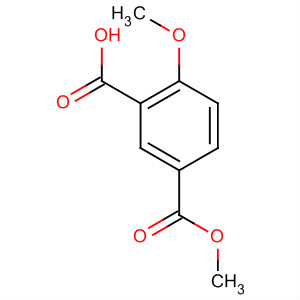 1,3-Benzenedicarboxylic acid, 4-methoxy-, 1-methyl ester结构式