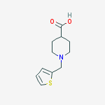 Structure of 1-(Thien-2-ylmethyl)piperidine-4-carboxylic acid