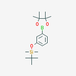 Chemical structure of 3-(t-Butyldimethylsilyloxy)phenylboronic acid, pinacol ester