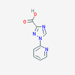 1-(pyridin-2-yl)-1H-1,2,4-triazole-3-carboxylic acid结构式