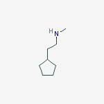 Structure of N-methylcyclopentaneethanamine