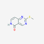 2-(methylthio)pyrido[4,3-d]pyrimidin-5(6H)-one结构式