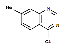 Structure of 4-Chloro-7-methyl-quinazoline
