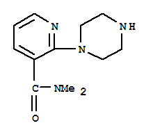 Structure of N,N-Dimethyl-2-piperazin-1-yl-pyridine-3-carboxamide