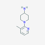 Structure of 4-AMINO-1-(3-METHYL-2-PYRIDYL)PIPERIDINE