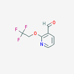 Structure of 2-(2,2,2-TRIFLUORO-ETHOXY)-PYRIDINE-3-CARBALDEHYDE