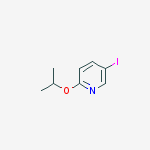 Structure of 5-Iodo-2-isopropoxypyridine, 99%
