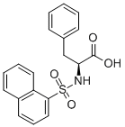Structure of N-(1-NAPHTHALENESULFONYL)-L-PHENYLALANINE