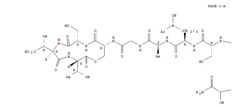 Structure of pseudobactin 7SR1