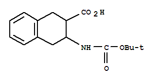Structure of N-BOC-3-AMINO-1,2,3,4-TETRAHYDRO-NAPHTHALENE-2-CARBOXYLIC ACID