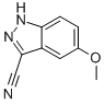 Structure of 5-methoxy-1H-indazole-3-carbonitrile