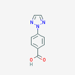 4-(2H-1,2,3-triazol-2-yl)Benzoic acid结构式