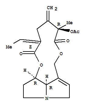 Structure of seneciphyllinine