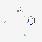 Structure of 2-pyridin-3-ylethanamine,dihydrochloride