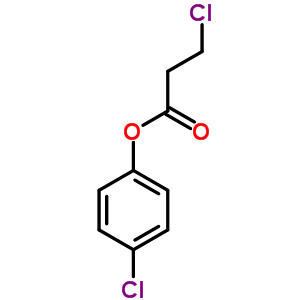 Structure of (4-chlorophenyl)3-chloropropanoate