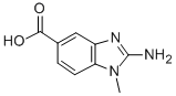 Structure of 5-Benzimidazolecarboxylicacid,2-amino-1-methyl-