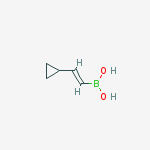 Structure of [(E)-2-cyclopropylethenyl]boronic acid