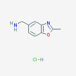 Structure of (2-Methylbenzo[d]oxazol-5-yl)methanamine hydrochloride