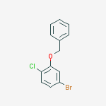 2-(Benzyloxy)-4-bromo-1-chlorobenzene结构式